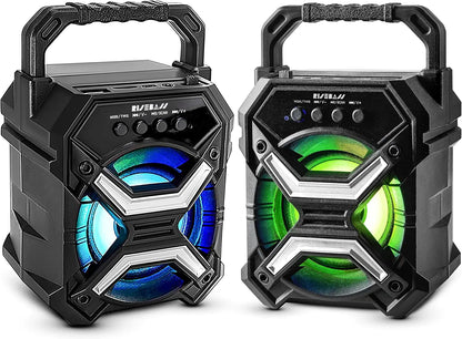 Risebass Portable Wireless RGB Party Bluetooth Speaker